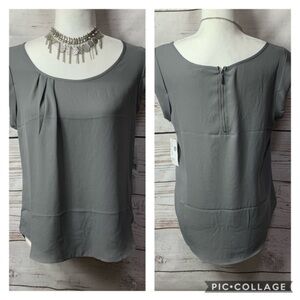 NWT Eden Ruth Holly Cap Sleeve Blouse